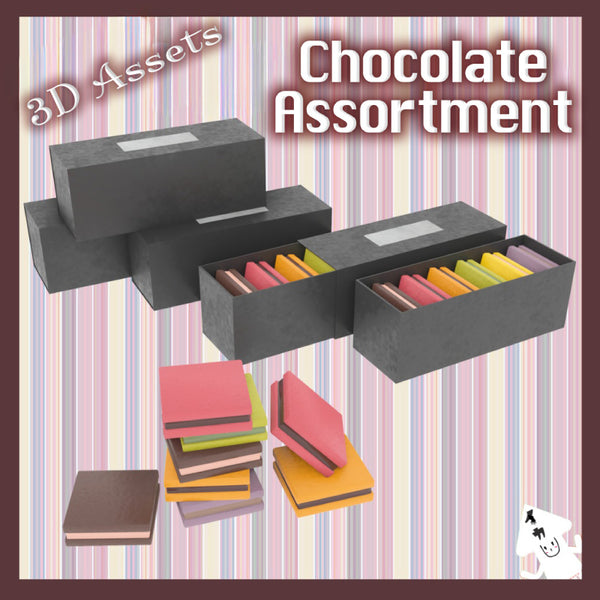 [20250916 - ] "IKA 3DCG art studio" Chocolate Assortment (109 items)