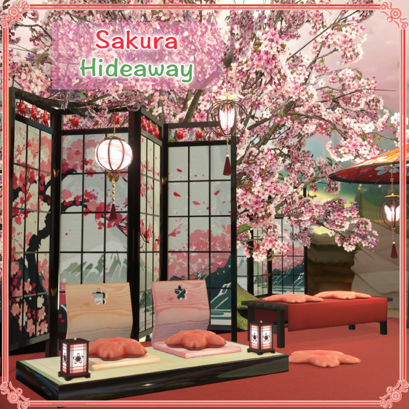 Sakura Hideaway 66-Piece Cherry Blossom World Asset | Geek Jack VR