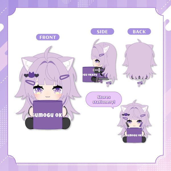 [20251102 - 20251208] "Nekomata Okayu 6th Anniversary Celebration" You Can Get it Standing for Me ♥ Plushie Pen Stand