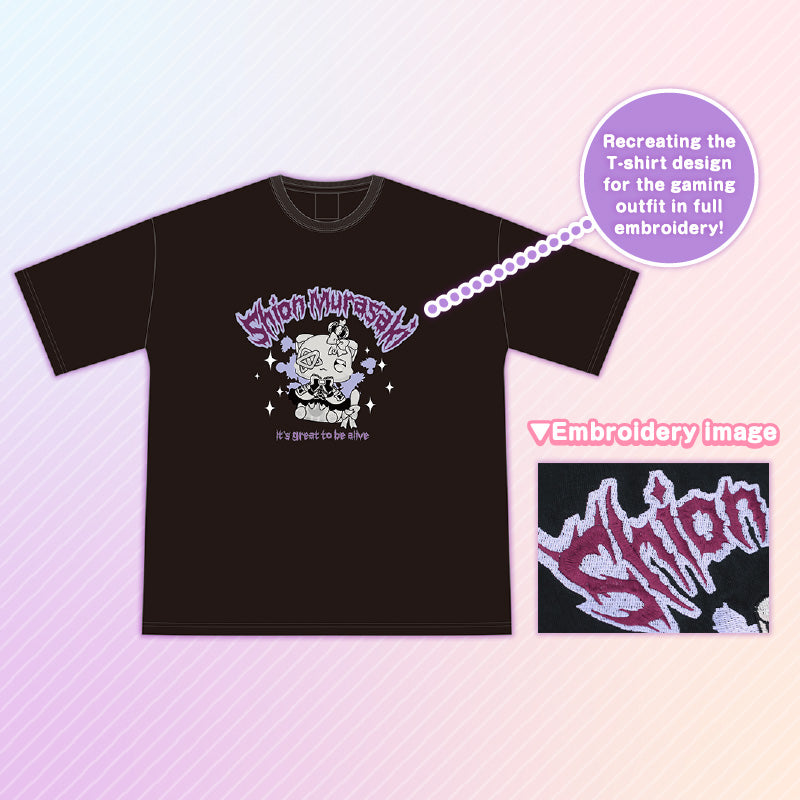 [20241208 - 20250114] "Murasaki Shion Birthday Celebration 2024" Matching Embroidery T-Shirt with Shion