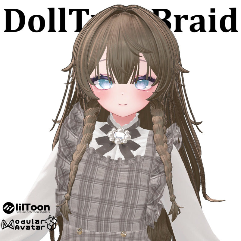 [20251127 - ] "Shop YahoYaho"【兼容 13 款 avatar】双马尾辫 (适用于VRChat)