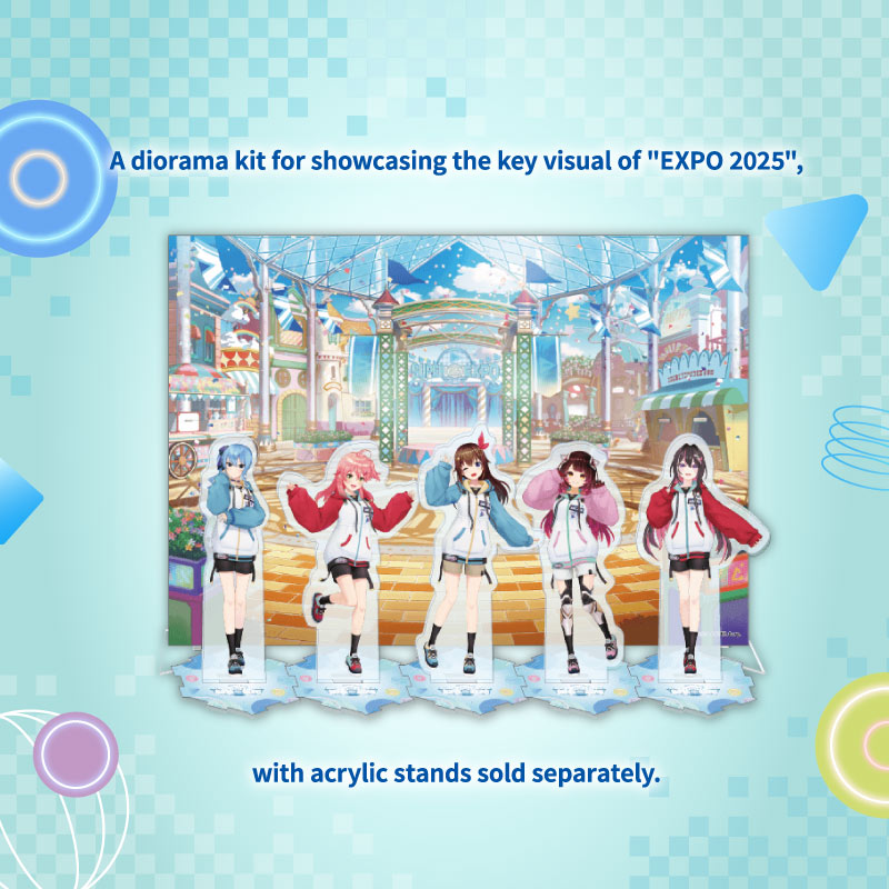 "hololive SUPER EXPO 2025" Key Visual Background Display Kit