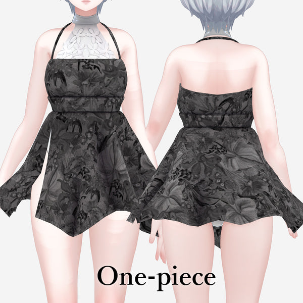 [20241129 - ] "monoTone" 3D Avatar Outfit 5 Avatars Compatibility "One-piece & Swimwear" [Compatible with Shinra/Manuka/Selestia/Sio/Kikyo] (for VRChat)