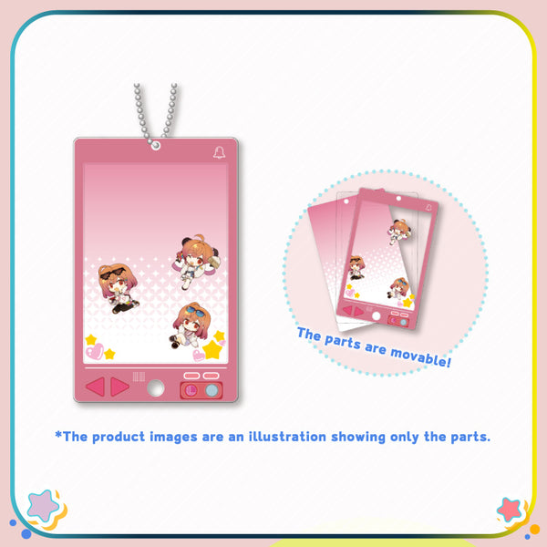 [20251203 - 20260105] "Ichijou Ririka holo Indie Support Ambassador 1.5th Anniversary Merch" Acrylic card frame keychain
