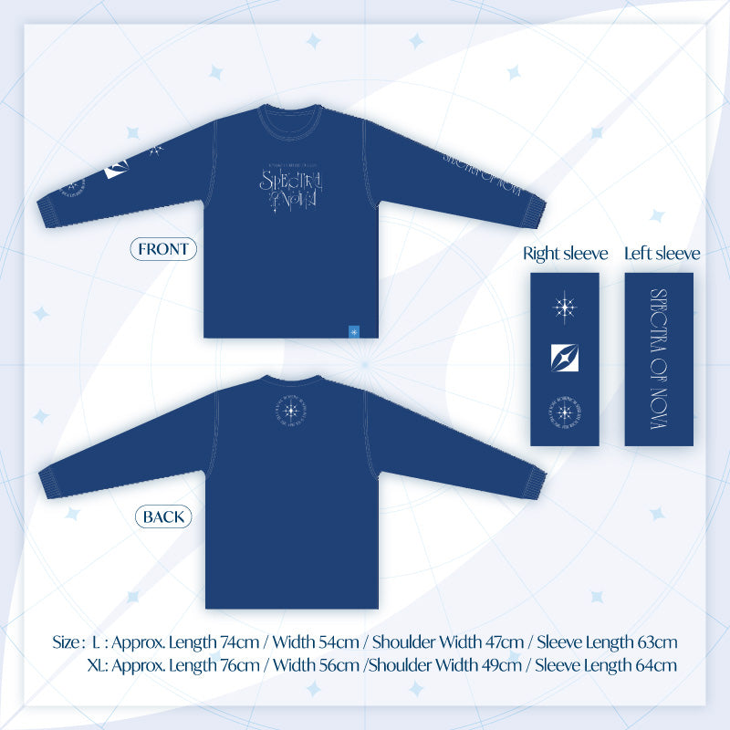 Hoshimachi Suisei Live Tour 2024 "Spectra of Nova" Concert Merch (2nd) - Long-Sleeve T-Shirt