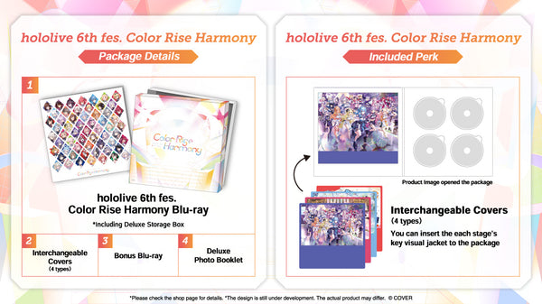 "hololive 6th fes. Color Rise Harmony" Blu-ray