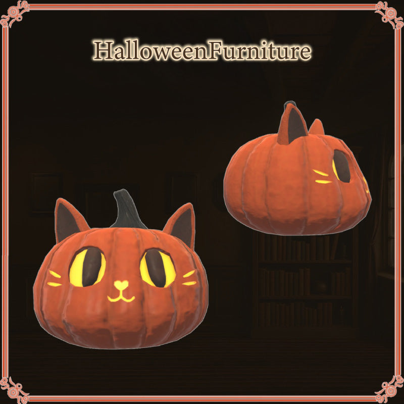 [20251021 - ] "IKA 3DCG art studio" Halloween Furniture (29 items) [For VRChat]