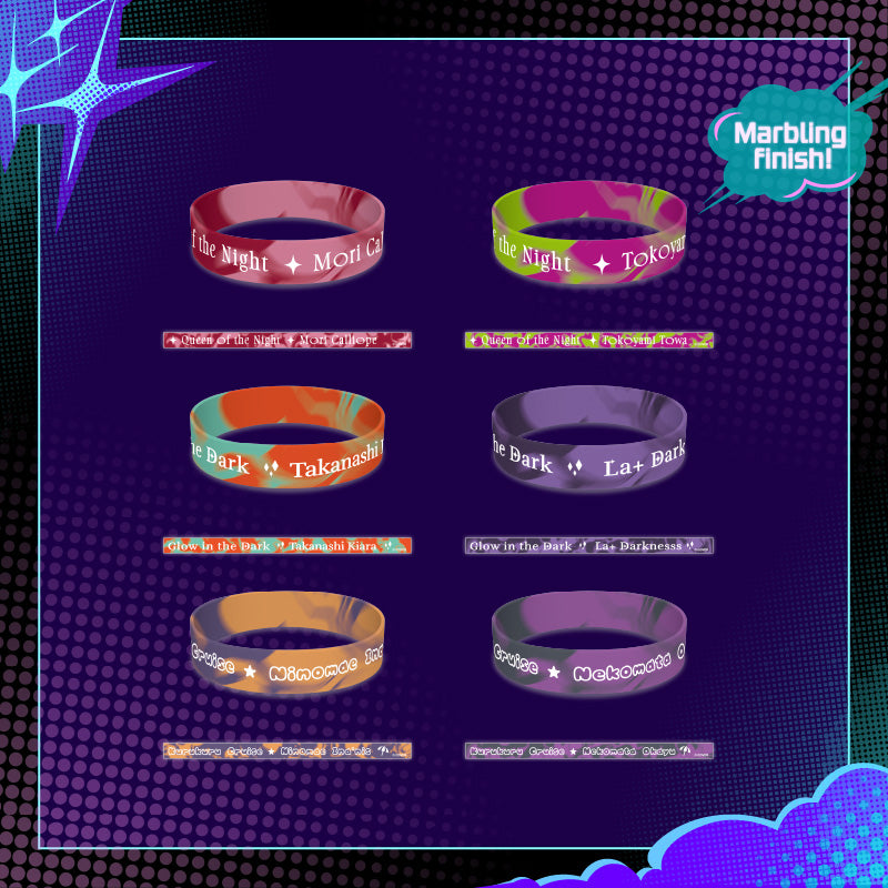 [20250805 - 20250908] "hololive English [Mythmash cheMythtry]" Rubber Wristband