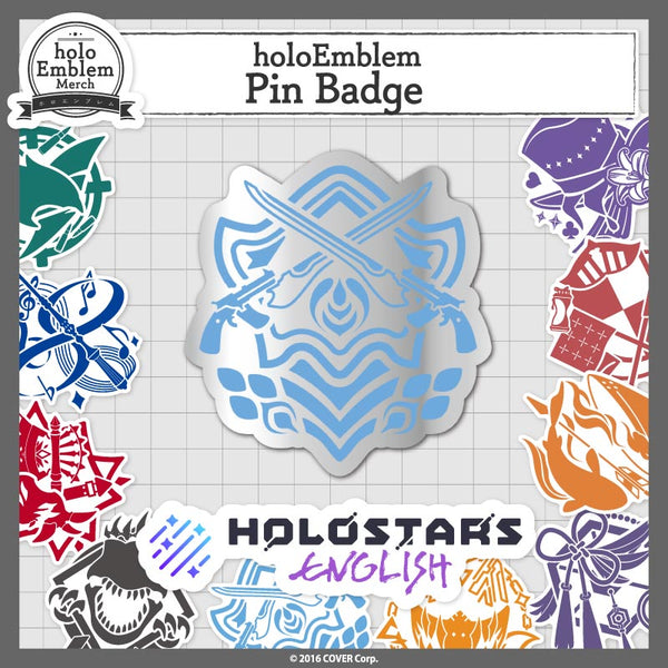 [20240926 - ] "HOLOSTARS English holoEmblem" 别针徽章