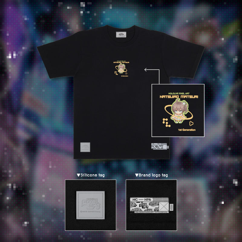 [20241125 - ] "hololive Connect hololive pixel art 1期生" Black ver. T恤