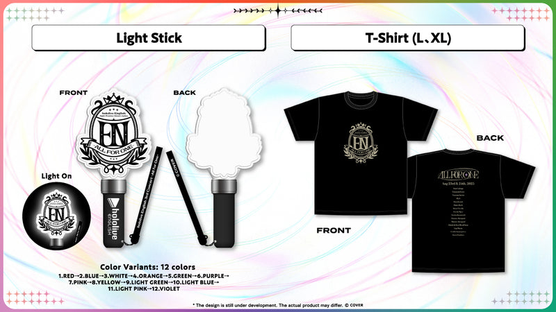 Concert Essentials Merch 【In-Stock Merch】hololive English 3rd Concert -All for One- Concert Mer ...