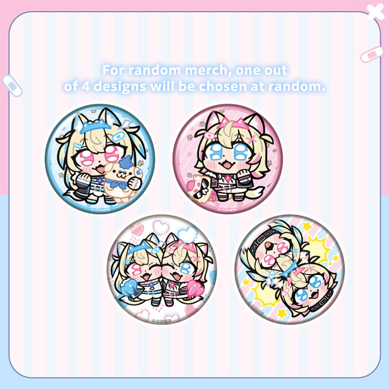 [20250502 - 20250602] "FUWAMOCO 100万订阅纪念" FLUFFY or FUZZY♡ 随机徽章