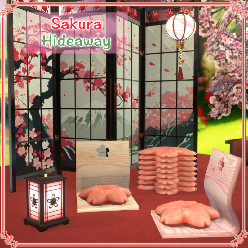 Sakura Hideaway 66-Piece Cherry Blossom World Asset | Geek Jack VR
