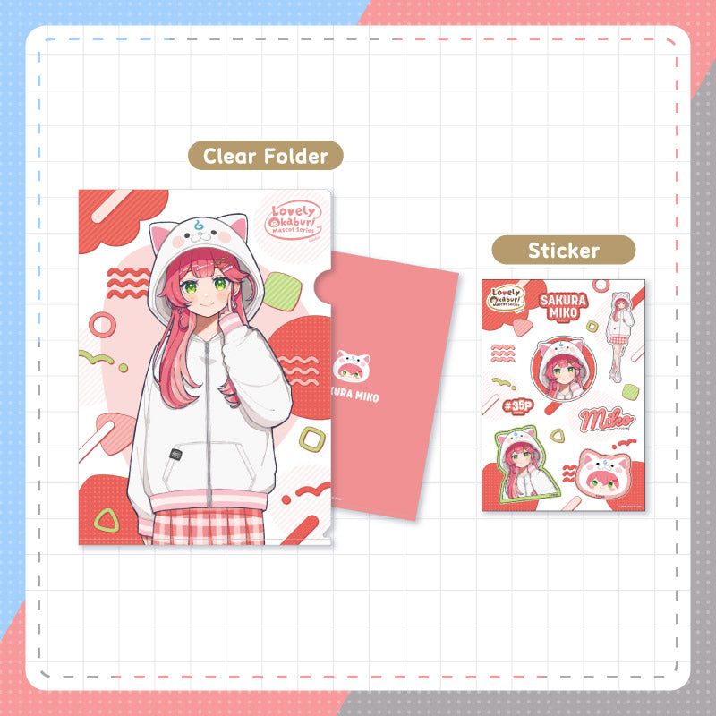 [20250421 - 20250526] "Lovely Okaburi Mascot Series vol.3" 透明文件夹&贴纸