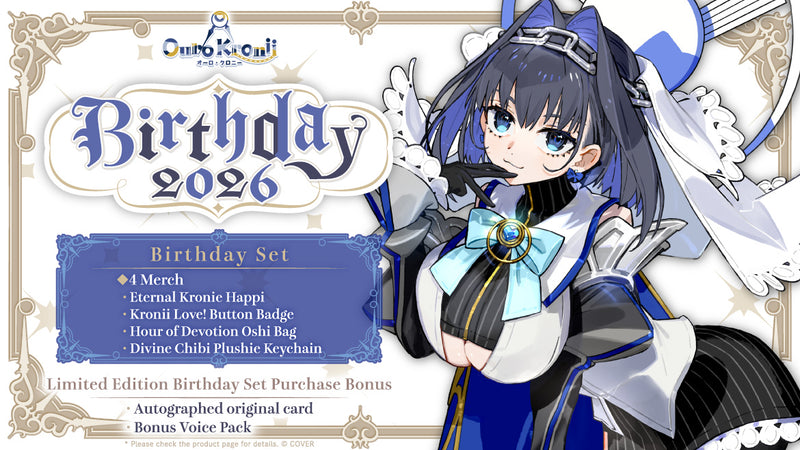 【専用ページ】hololive Ouro Kronii グッズセット 20260314 - 20260420] [Limited Quantity/Handwritten Bonus] 