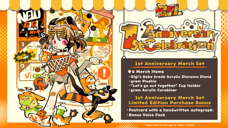 [20250622 - 20250728] [Made to order/Duplicate Bonus] "Gigi Murin 1st Anniversary Celebration" Merch Complete Set
