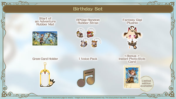 [20251019 - 20251125] [Limited Quantity/Handwritten Bonus] "Gigi Murin Birthday 2025" Merch Complete Set Limited Edition