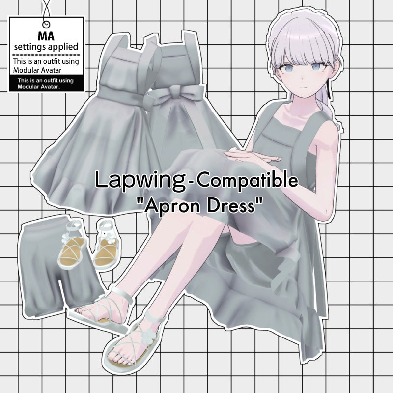 「monoTone」Lapwing相容「圍裙連衣裙」