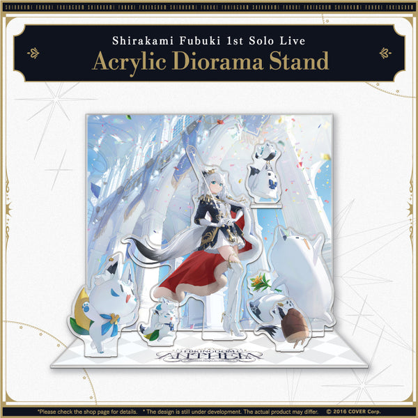 "Shirakami Fubuki 1st Solo Live FBKINGDOM “ANTHEM” Concert Merch" Acrylic Diorama Stand