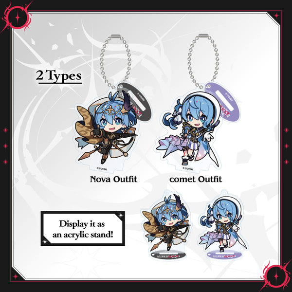 【Made-to-order】Hoshimachi Suisei Live “SuperNova: REBOOT” Concert Merch - Acrylic Keychain