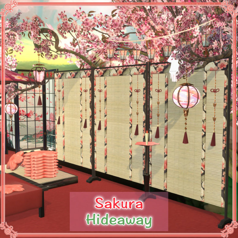 Sakura Hideaway 66-Piece Cherry Blossom World Asset | Geek Jack VR