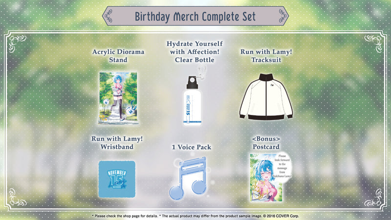 [20241115 - 20241216] "Yukihana Lamy Birthday Celebration 2024" Merch Complete Set