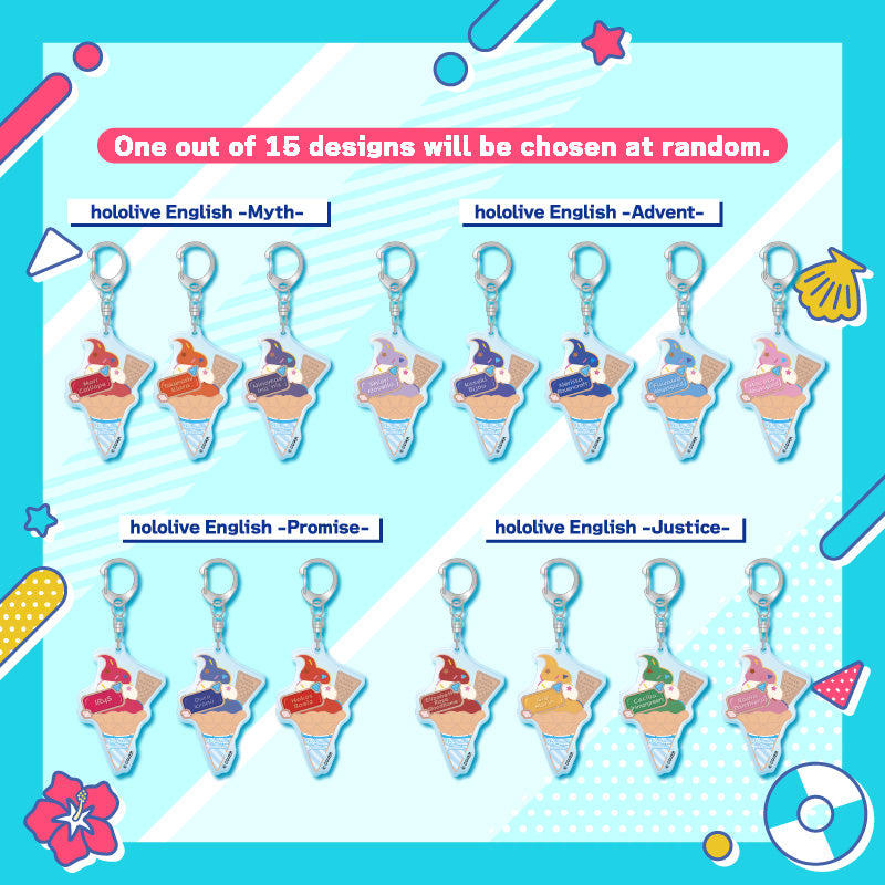 [20250709 - ] "holoNatsu Paradise Merch vol.1" Random Acrylic Charm
