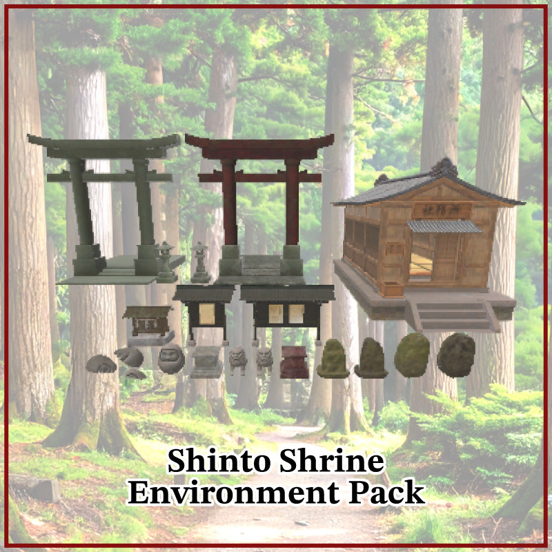 [For VRChat] Shinto Shrine Environment Pack