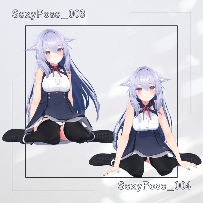 [20250114- ] "V WORLD" [Avatar Motion & Poses] Animation Collection “Sexy Pose” – Perfect for Photoshoots (VRC/Modifications/For Games)