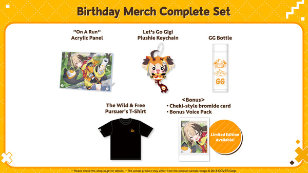 [20241019 - 20241125] [Limited Quantity/Handwritten Bonus] "Gigi Murin Birthday Celebration 2024" Merch Complete Set Limited Edition