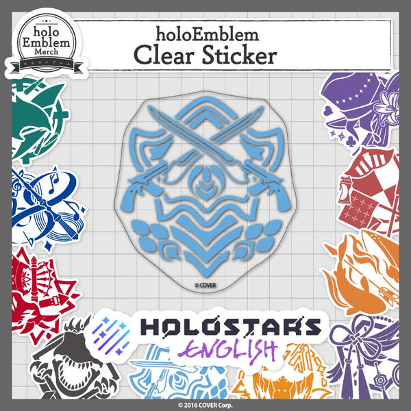 [20240926 - ] "HOLOSTARS English holoEmblem" Clear Sticker