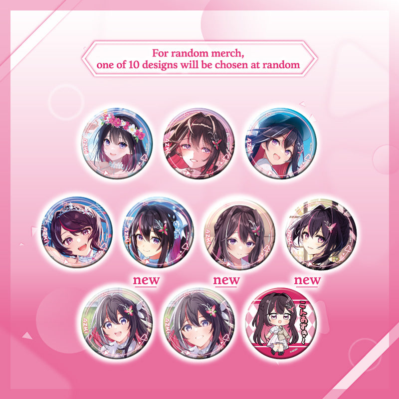 [20250728 - ] "-Art Selection-" ONLY Button Badge - AZKi BOX