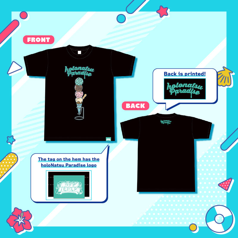 [20250709 - ] "holoNatsu Paradise Merch vol.1" T-Shirt