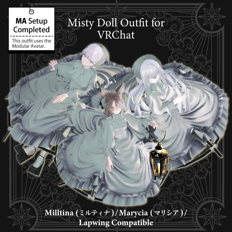 「monoTone」Misty Doll 服裝（5虛擬形象相容/MA支援）