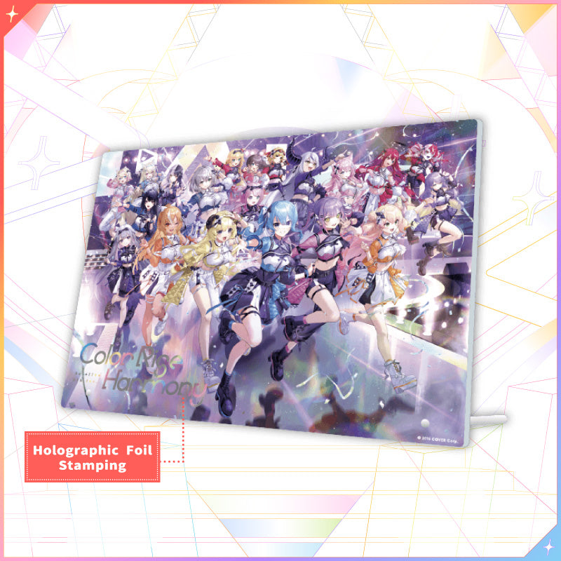 "hololive 6th fes. Color Rise Harmony Concert Merchandise" Key Visual Acrylic Panel