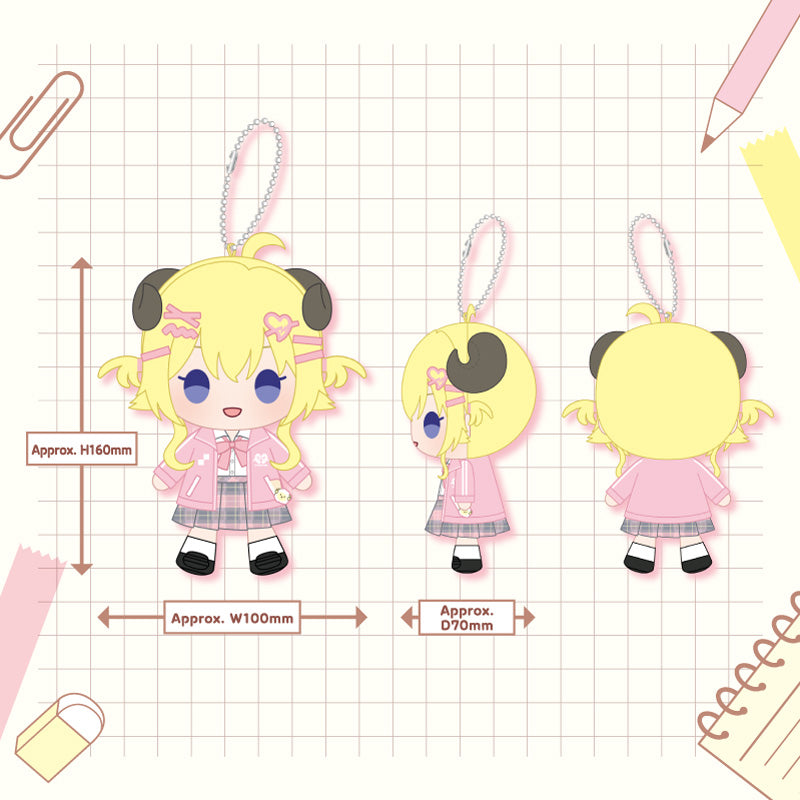 [20250606 - 20250707] "角卷绵芽 生日纪念2025" 毛绒玩偶钥匙扣 制服运动衫ver.