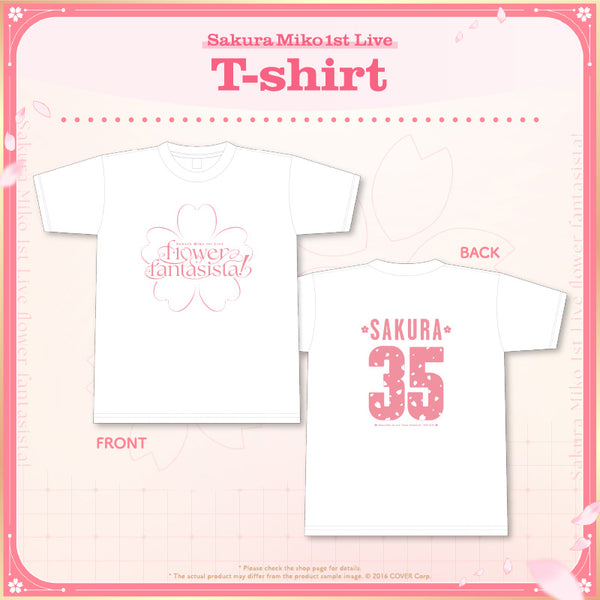 "Sakura Miko 1st Live "flower fantasista!" Concert Merchandise (2nd)" T-shirt