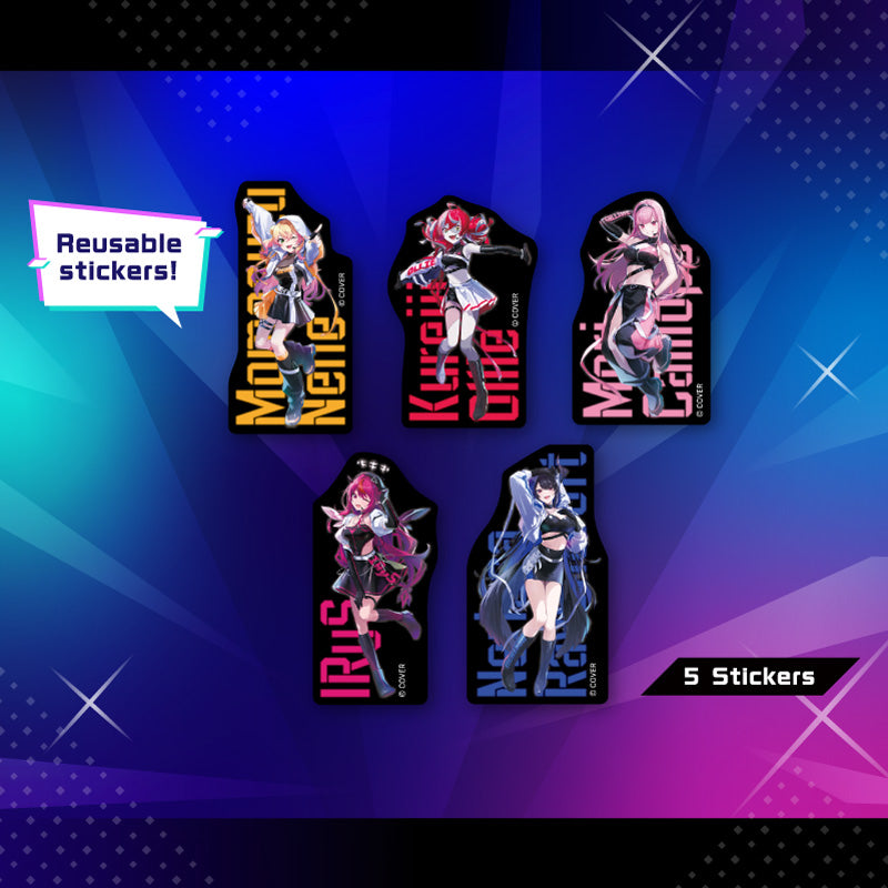 "hololive STAGE World Tour '25 -Synchronize!- Key Visual Merchandise" Sticker Set