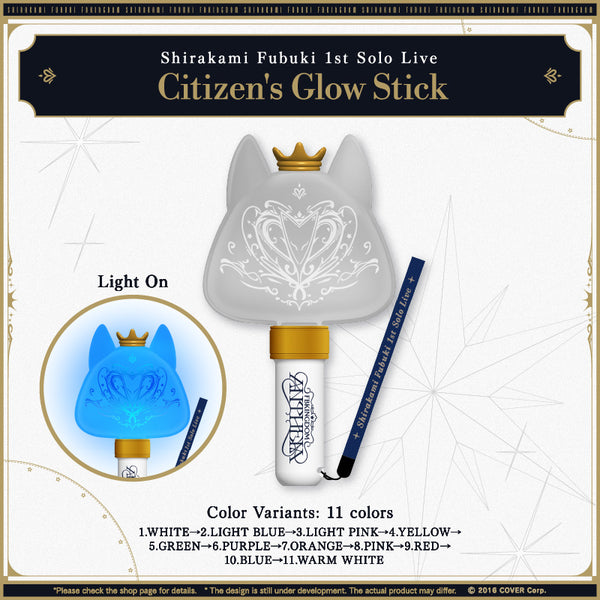 Shirakami Fubuki 1st Solo Live FBKINGDOM “ANTHEM” Concert Merch