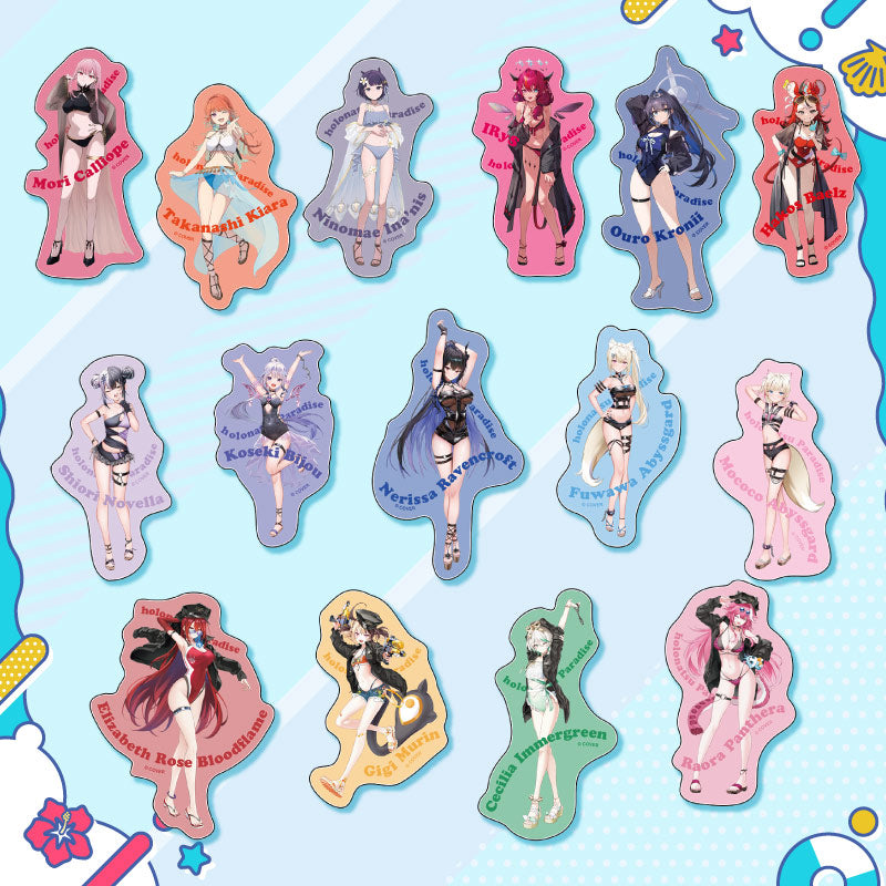 [20250726 - 20250901] "holonatsu Paradise Merch vol.2" Clear Sticker - hololive English