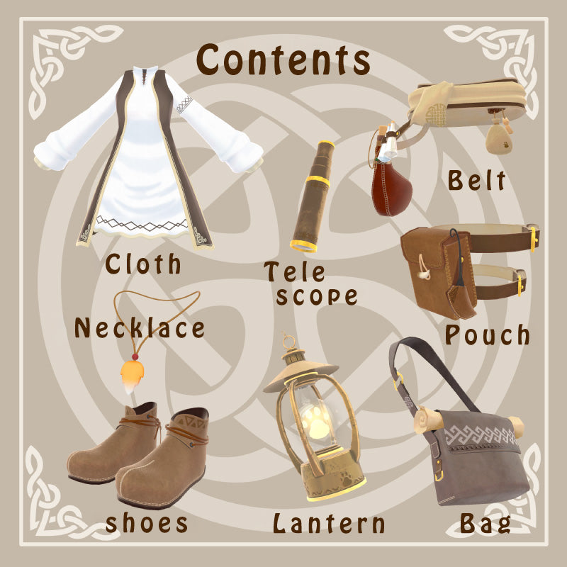 [20251121 - ] "Eichi" 旅人穿搭 [兼容10款avatar] (VRChat适用)