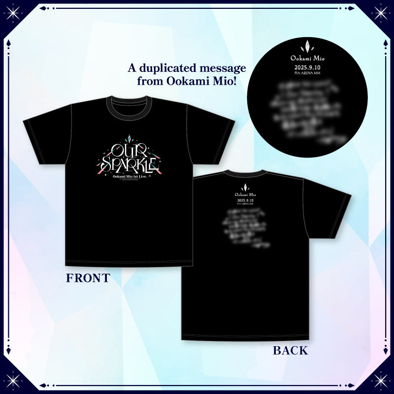 ルミネホビーグッズ Ookami Mio 1st Live. “Our Sparkle” Concert Merch – Geek Jack