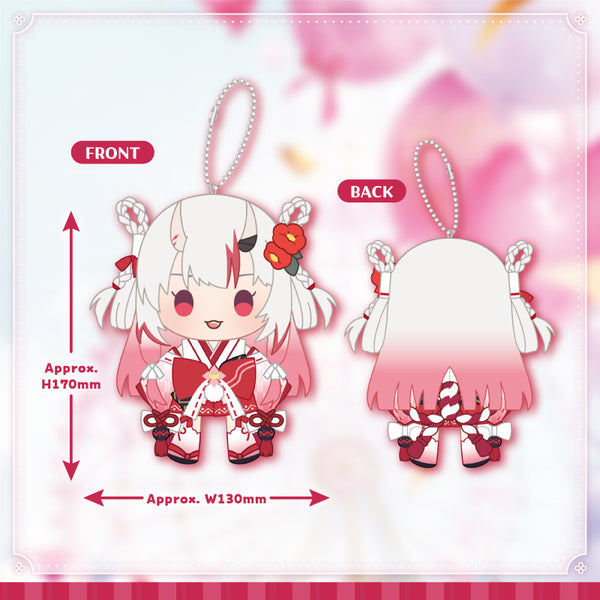 [20241213 - 20250114] "Nakiri Ayame Birthday Celebration 2024" Plushie Keychain Shrine Maiden ver.