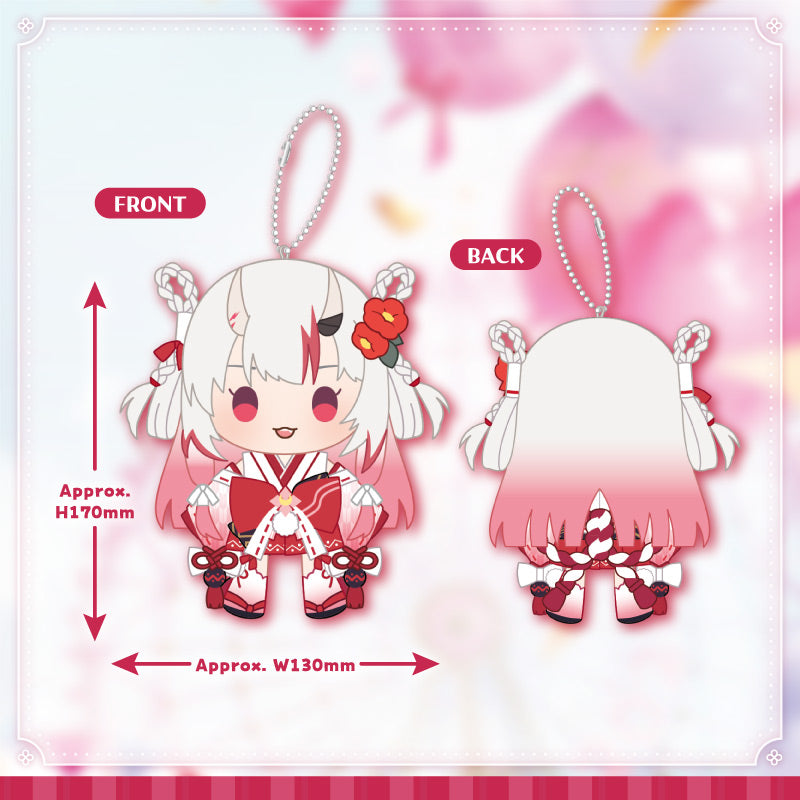 [20241213 - 20250114] "Nakiri Ayame Birthday Celebration 2024" Plushie Keychain Shrine Maiden ver.