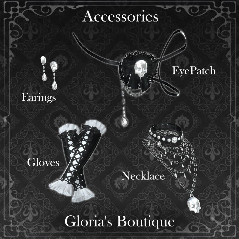 [20250717- ] "Gloria's Boutique" 适用于Moe的 黑曜石航海家 - VRChat用哥特式海盗礼服