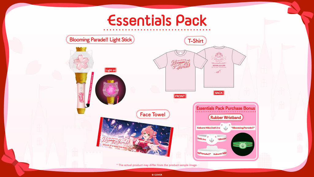 Advanced shipping】Sakura Miko 2nd Live “Blooming Parade