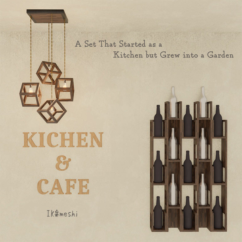 [20250218 - ] "IKA 3DCG art studio" A Set That Started as a Kitchen but Grew into a Garden (Approx. 530 Items)