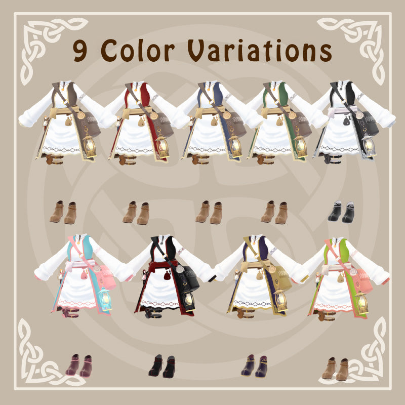 [20251121 - ] "Eichi" 旅人穿搭 [兼容10款avatar] (VRChat适用)