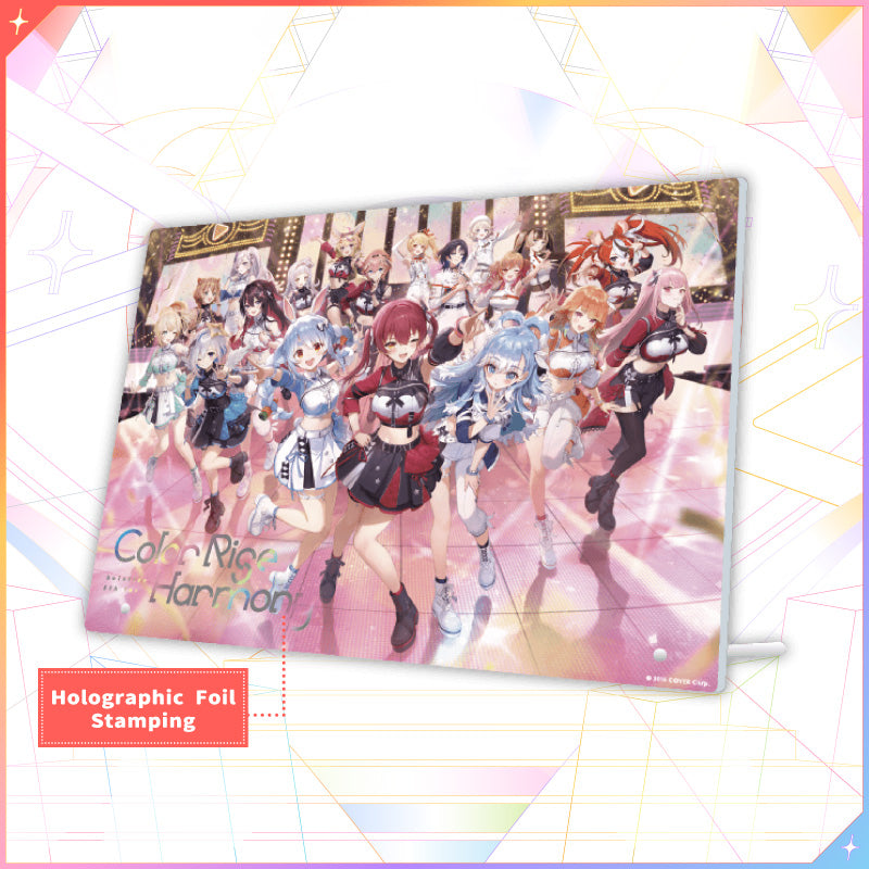 "hololive 6th fes. Color Rise Harmony Concert Merchandise" Key Visual Acrylic Panel