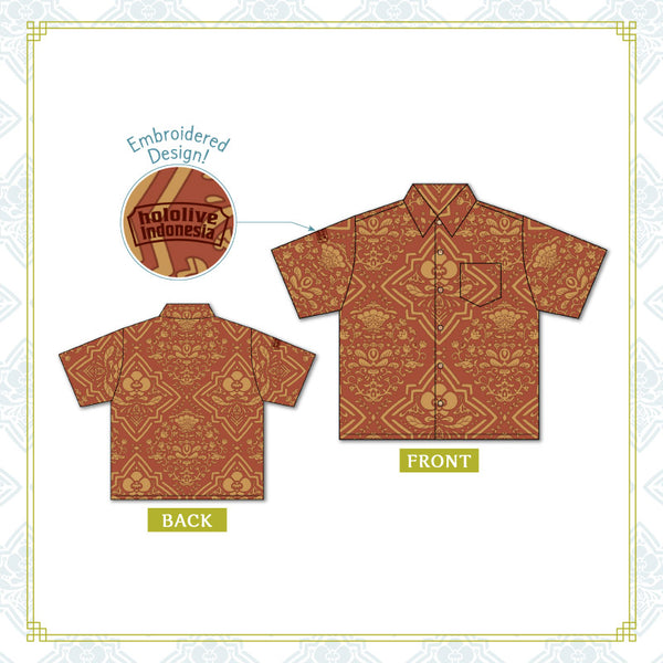 [20240930 - 20241105] "holoID Jiwa Karya Special Merchandise Part2" hololive Indonesia Original Batik School Shirt